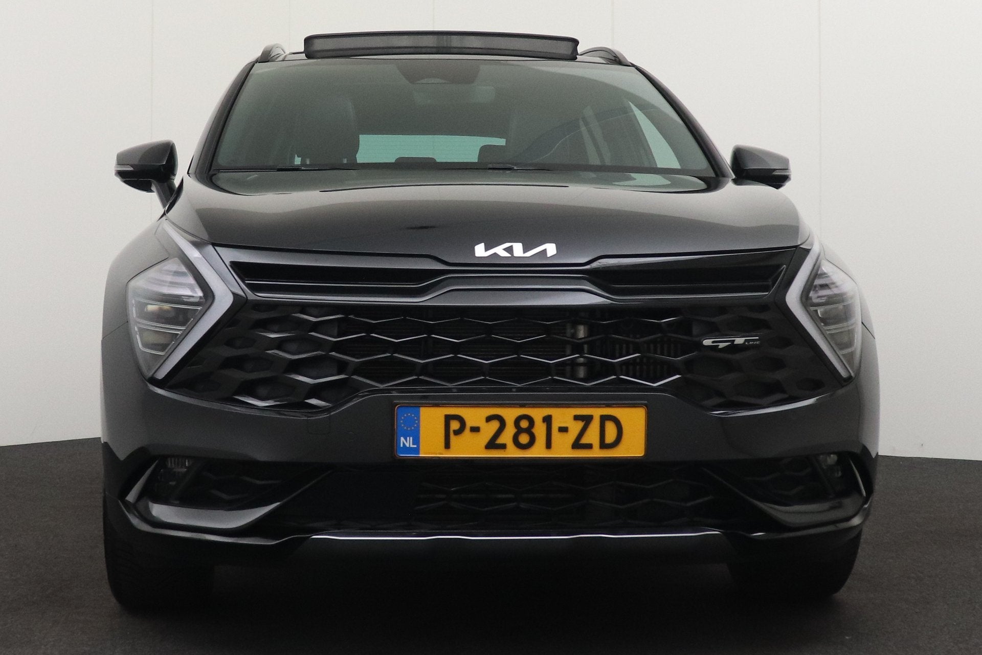 Kia Sportage 1.6 T-GDi Hybrid GT-Line Pano-dak Half-Leder Ca, Dealer onderhouden, Gebruikt, 4 cilinders, Zwart