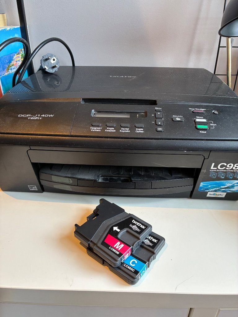 Brother DCP-J140W All-in-one Inkjetprinter met WiFi, Computers en Software, Ophalen, Gebruikt, Inkjetprinter, All-in-one