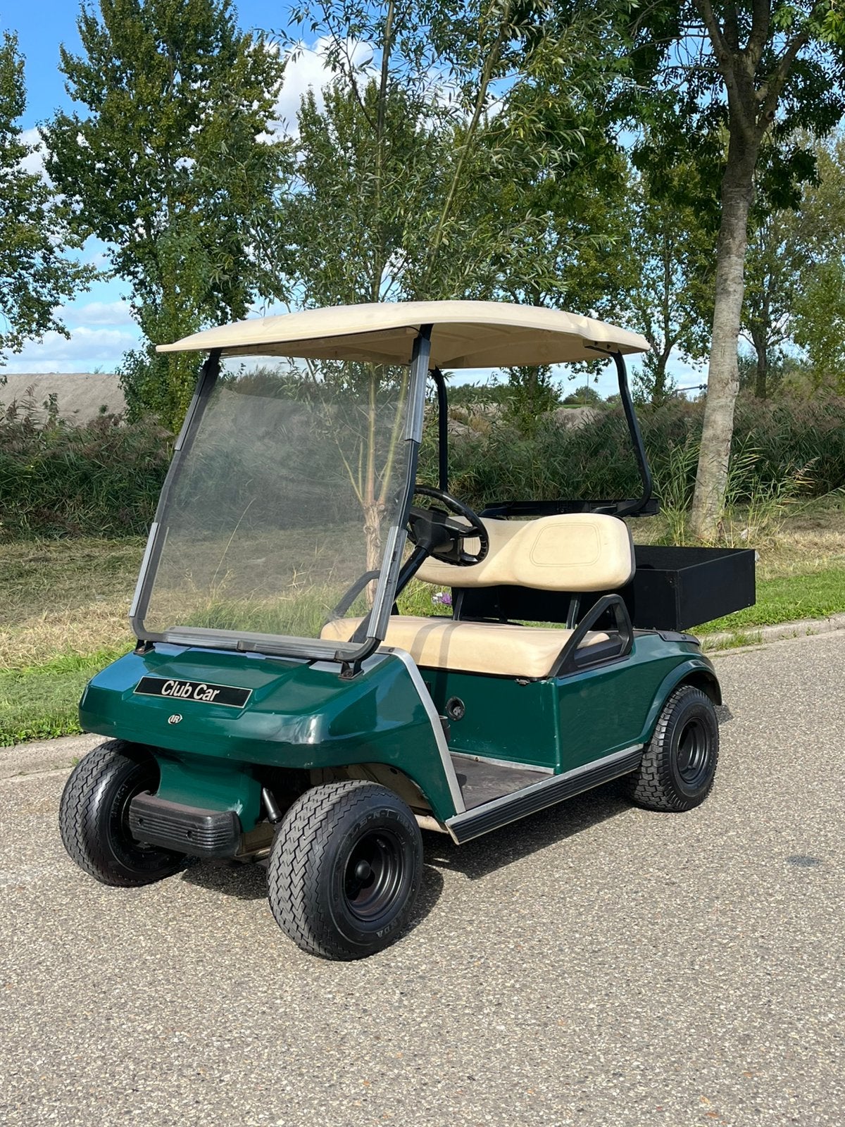 Electrische golfkar clubcar met bakje in perfecte staat, Ophalen of Verzenden, Zo goed als nieuw, Golfkar