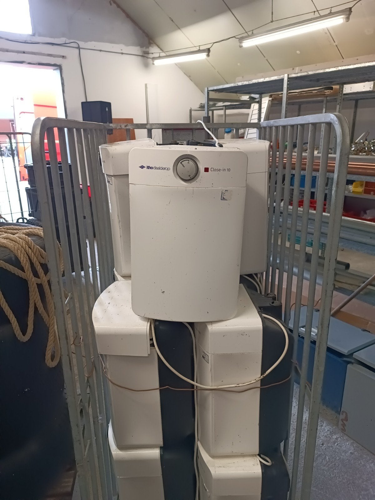 10x Itho Daalderop Close-in 10 boilers, Minder dan 20 liter, Ophalen, Gebruikt, Boiler