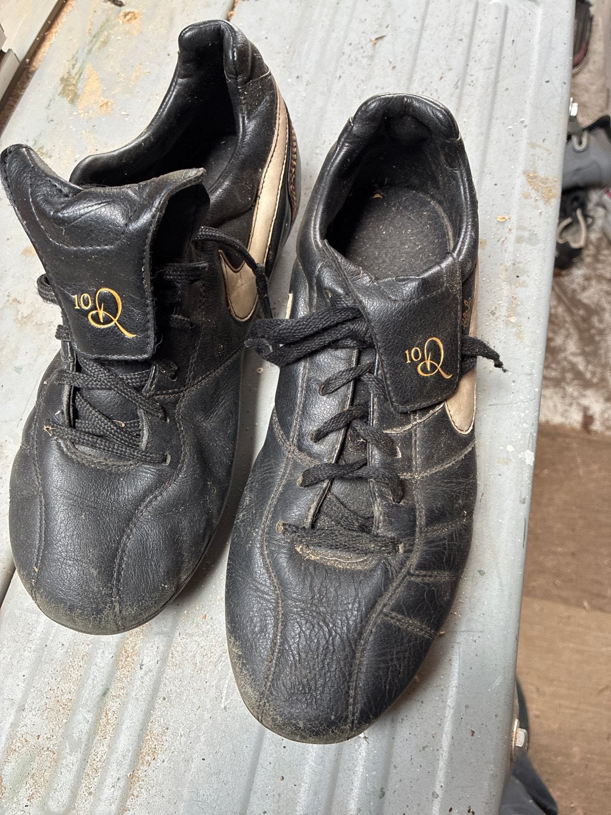 Zwarte Nike voetbalschoenen - Maat 38.5, Ophalen of Verzenden, Gebruikt, Schoenen