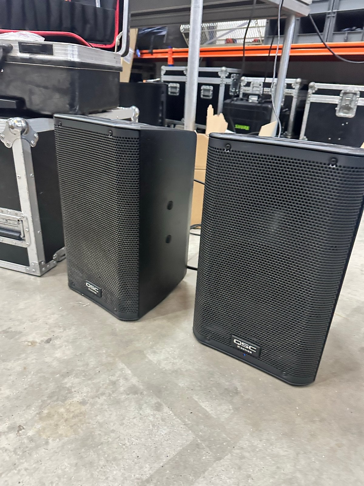 QSC K8 actieve luidsprekers - Set van 2, Audio, Tv en Foto, Gebruikt, Info@qsc.com, Qscstraat 1, Qsc