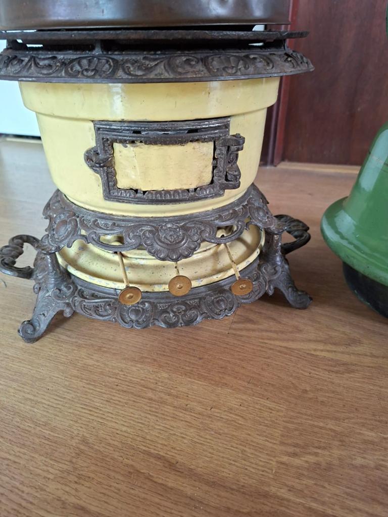 Petroleum (?) brander met ketels, Antiek en Kunst, Ophalen