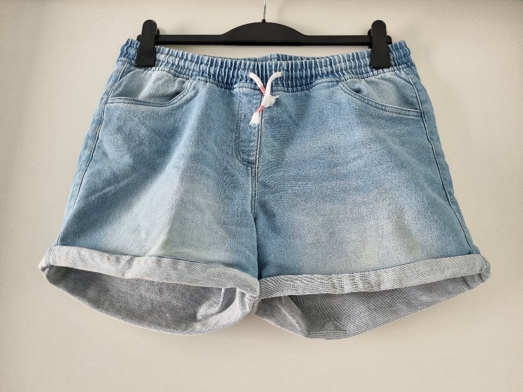 Korte spijkerbroek dames -- maat M - 38 / 40 -- Up2Fashion, Kleding | Dames, Up2Fashion, Blauw, Ophalen of Verzenden, Zo goed als nieuw