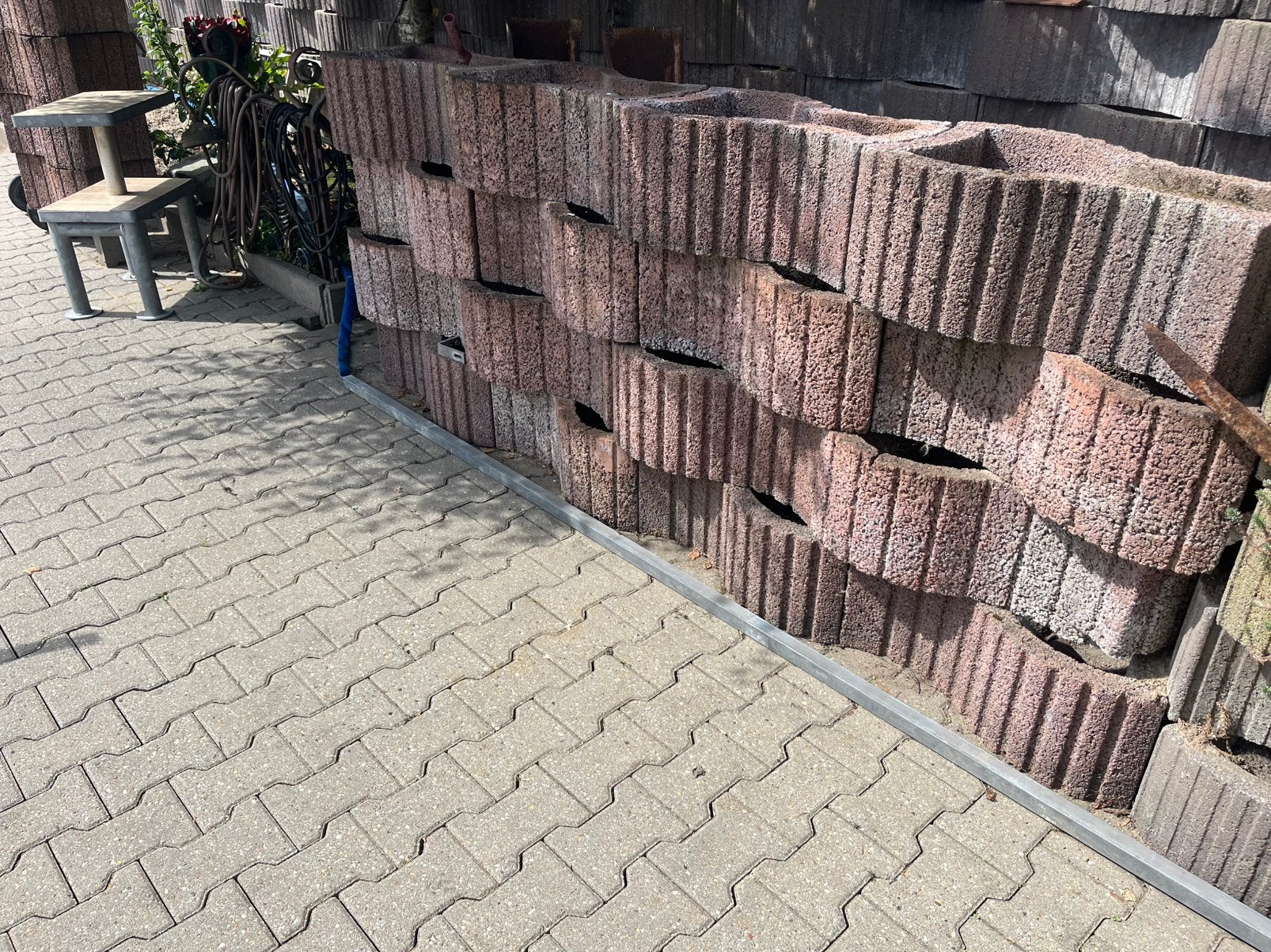 Beton stapelbakken  20 stuks bakken gratis op halen, Tuin en Terras, Ophalen, Steen, Zo goed als nieuw, Overige vormen