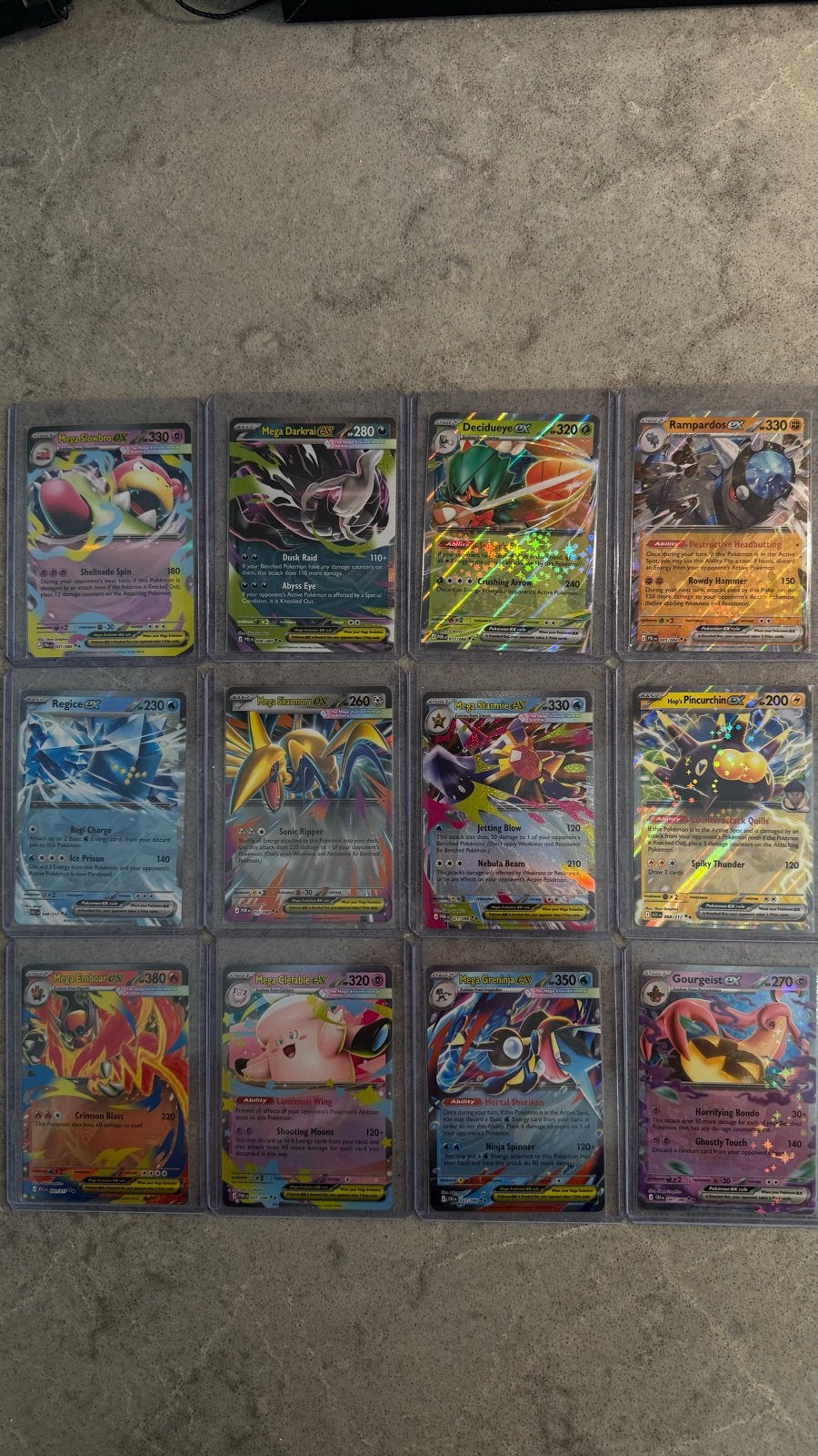 Pokémon GX Kaarten Collectie - Diverse Mega en EX Kaarten, Ophalen of Verzenden, Zo goed als nieuw, Meerdere kaarten