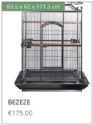 PAPEGAAIENKOOI NIEUW GROTE STOCK, Dieren en Toebehoren, Ophalen of Verzenden, Nieuw, Metaal, Vogelkooi