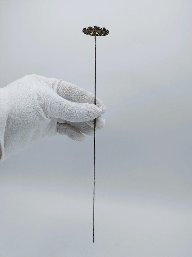 Zilveren Zeeuwse hoedenspeld, 30 cm, Verzenden, Zilver, Ring