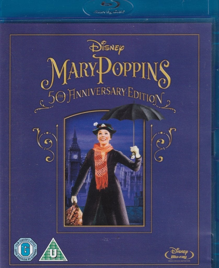 Te koop blu ray mary poppins 50th anniversary edition (Nieuw, Avontuur, Nederlands, Film, Blu-ray