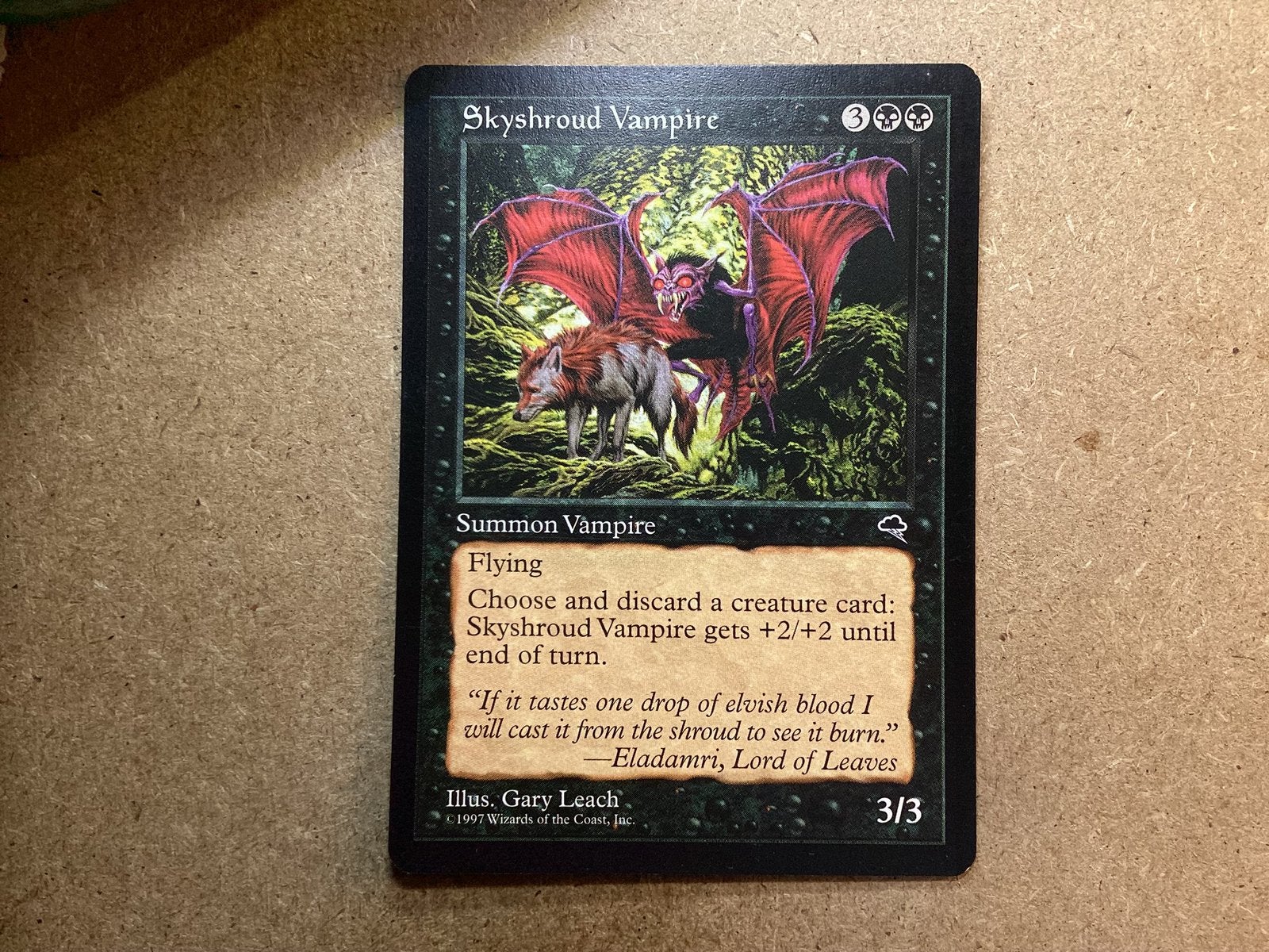 1x Skyshroud Vampire (Excellent), Ophalen of Verzenden, Zo goed als nieuw, Losse kaart