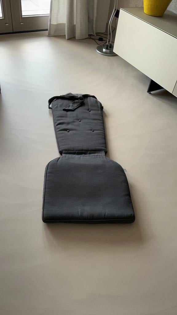 2 zwarte orginele bearchair kussens, Tuin en Terras, Ophalen, Gebruikt