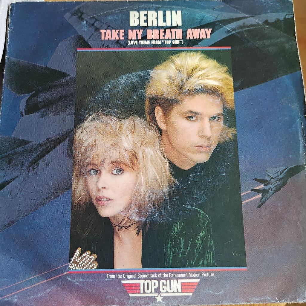 Berlin - Take My Breath Away (Love Theme from Top Gun), Ophalen of Verzenden, Gebruikt, 7 inch