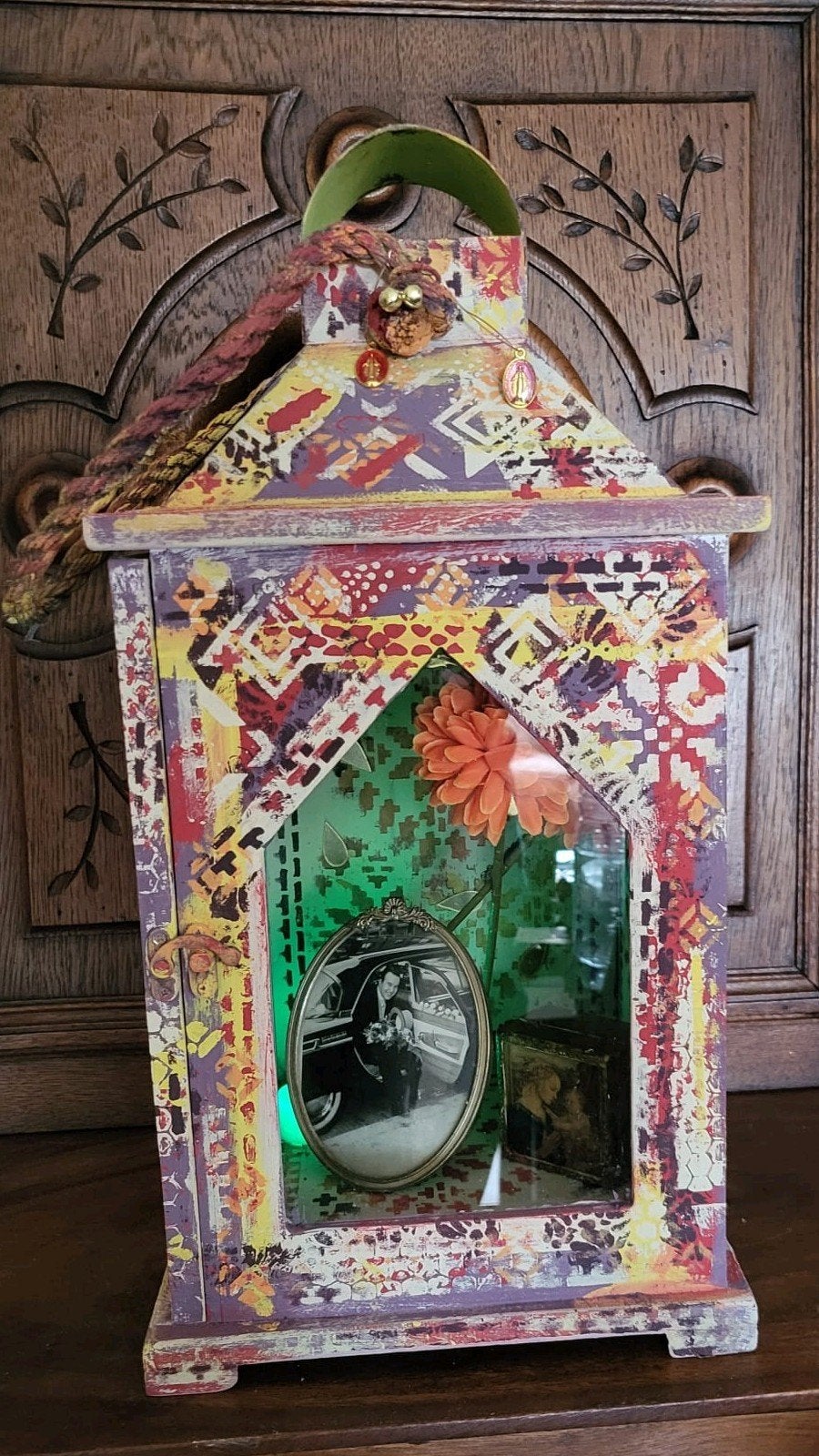 India/Hippie/Altaartje/Gedenkkastje/Kastje, Ophalen of Verzenden