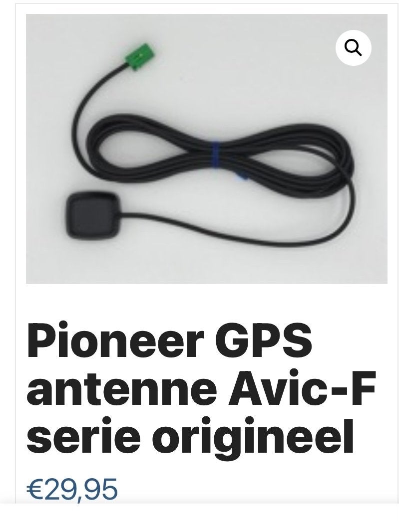 Pioneer kenwood Dab fakra GPS antenne Avic-F serie origineel, Ophalen of Verzenden, Gebruikt, Seat