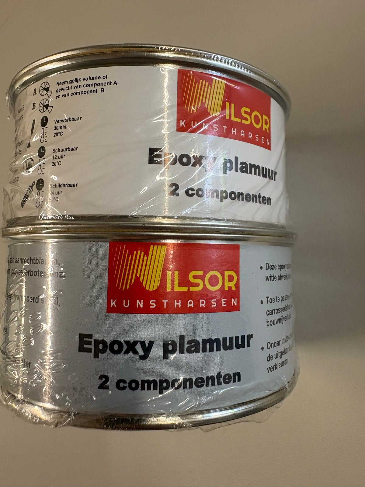 Wilsor Kunstharsen Epoxy Plamuur 2 Componenten, Doe-het-zelf en Verbouw, Overige kleuren, Nieuw, Ophalen of Verzenden, Verf