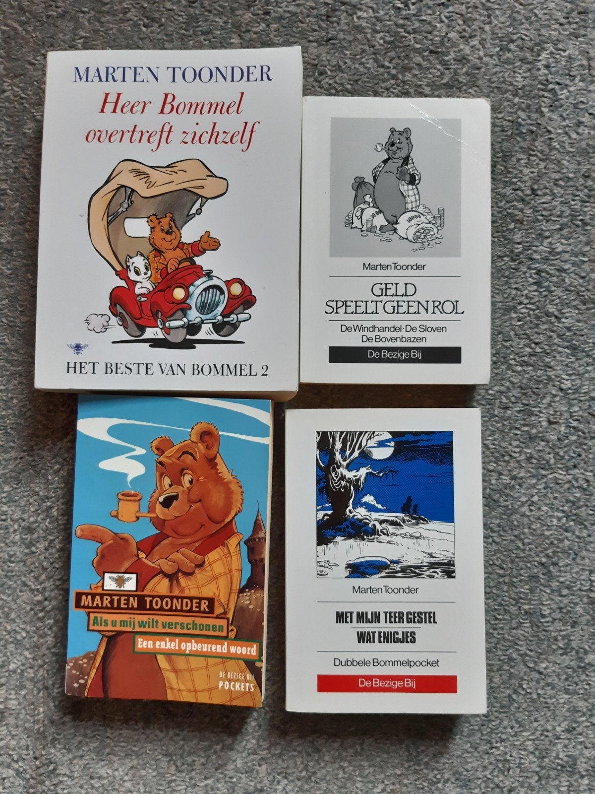4 Bommel pockets., Meerdere stripboeken, Ophalen of Verzenden, Gelezen, Marten Toonder
