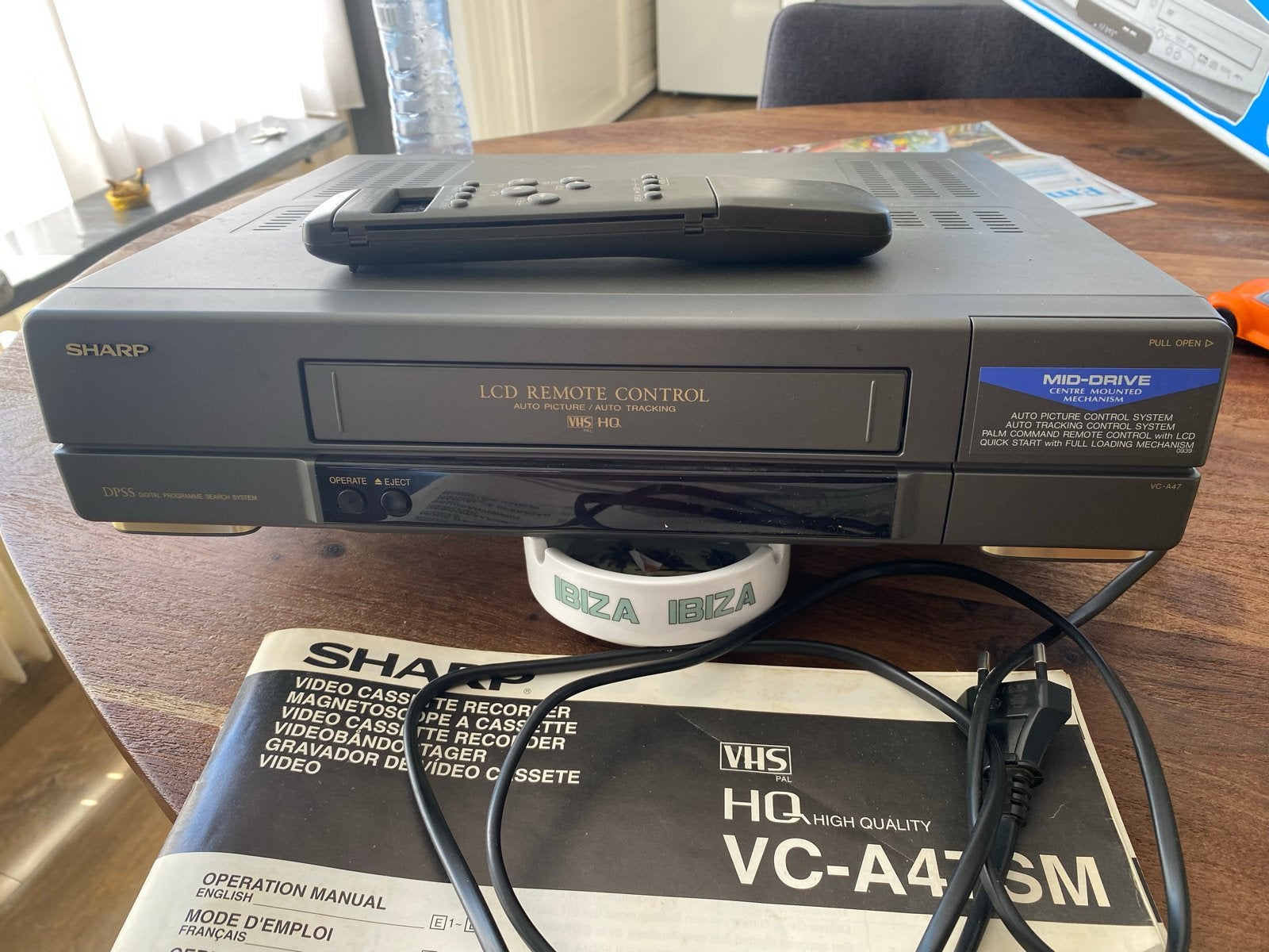 Sharp VC-A47SM VHS-videorecorder - Klassieke videospeler, Ophalen of Verzenden, Gebruikt, VHS-speler of -recorder