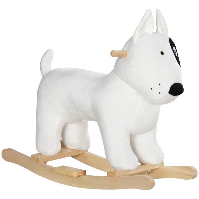 Schattige Schommelhond - Bull Terrier Design met Geluid, Ophalen of Verzenden, Nieuw, Jongen of Meisje