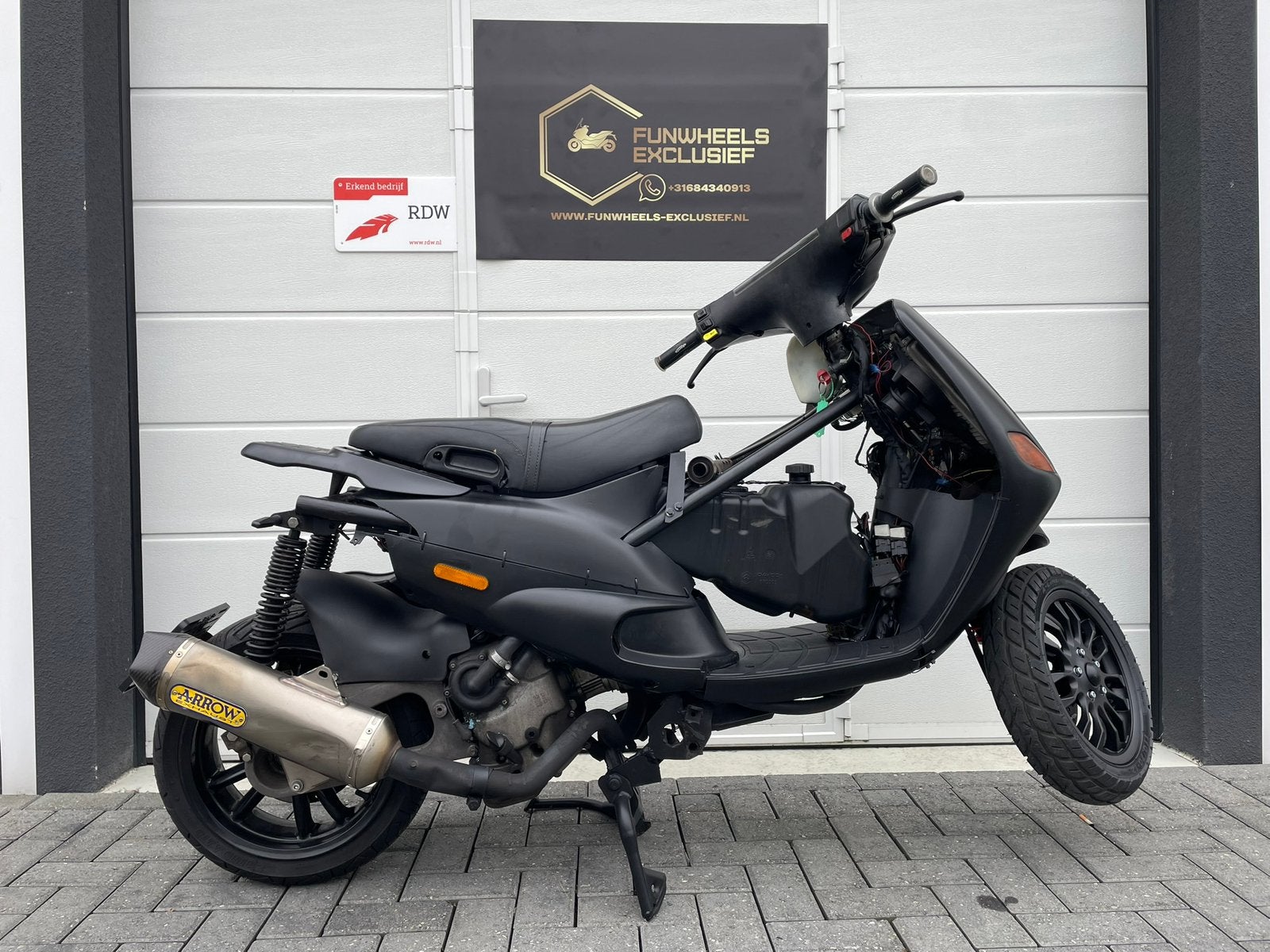 Piaggio Zip type 3 500cc | A2 kenteken | Full Malossi Arrow, Ophalen, Gebruikt, 493 cc, Zip