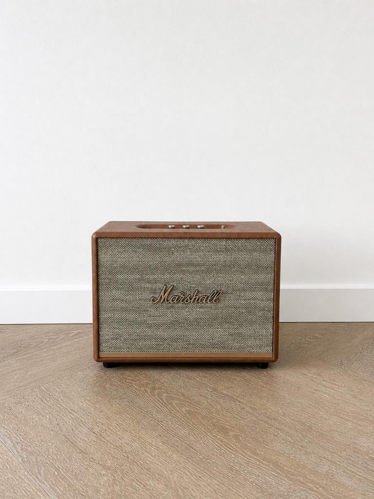 MARSHALL Woburn II Bluetooth Speaker Brown, Zo goed als nieuw, Center speaker, Minder dan 60 watt, Ophalen