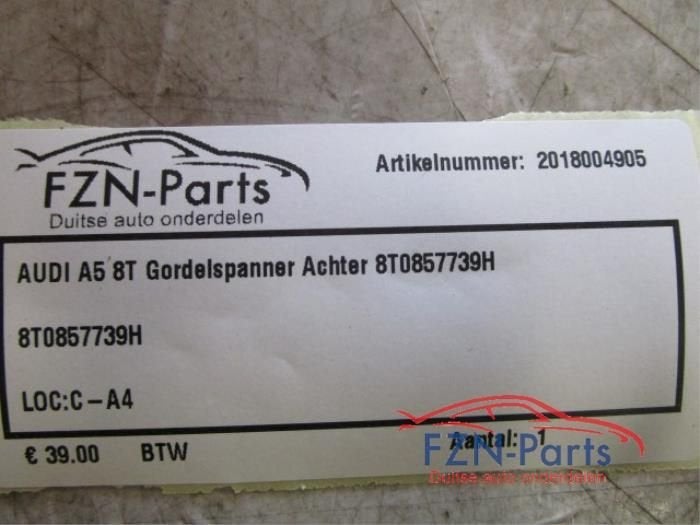 Gordelspanner Set Audi A5 (22742249) (8T0857739H), Auto-onderdelen, Ophalen of Verzenden, Gebruikt