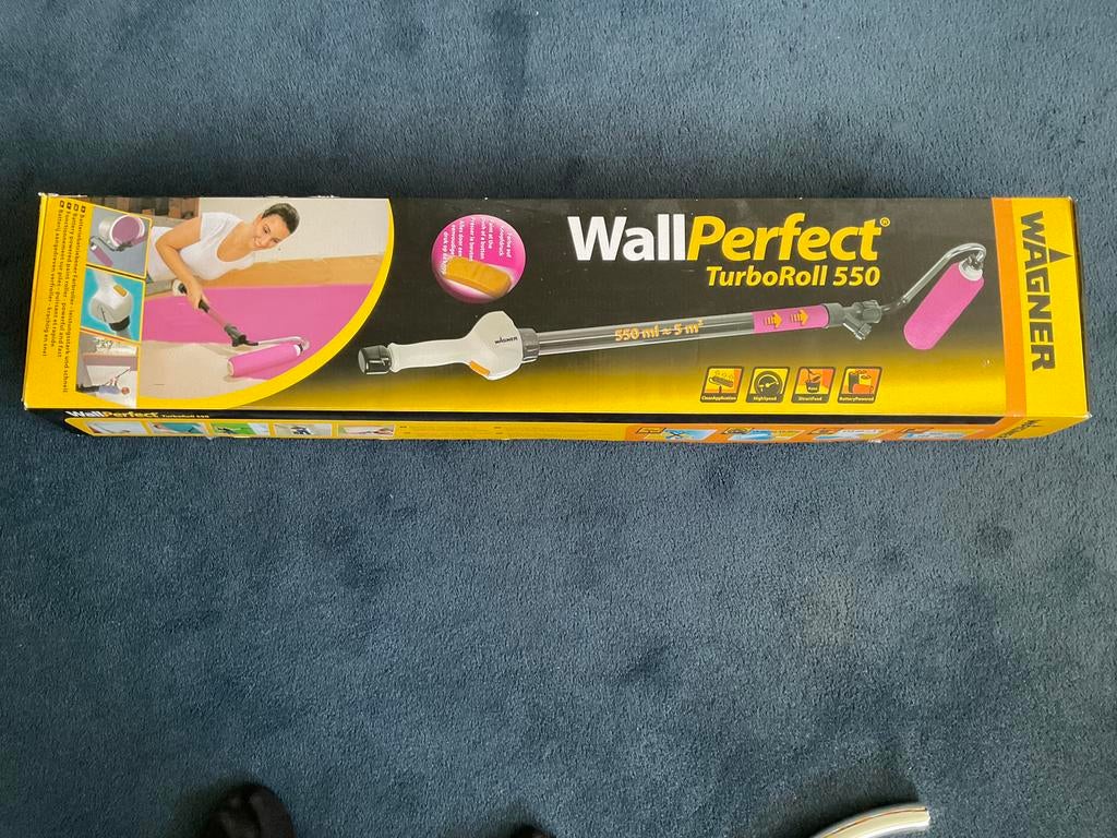 Wagner WallPerfect TurboRoll 550 Verfroller, Doe-het-zelf en Verbouw, Schildersmaterialen, Ophalen, Nieuw, Verfroller