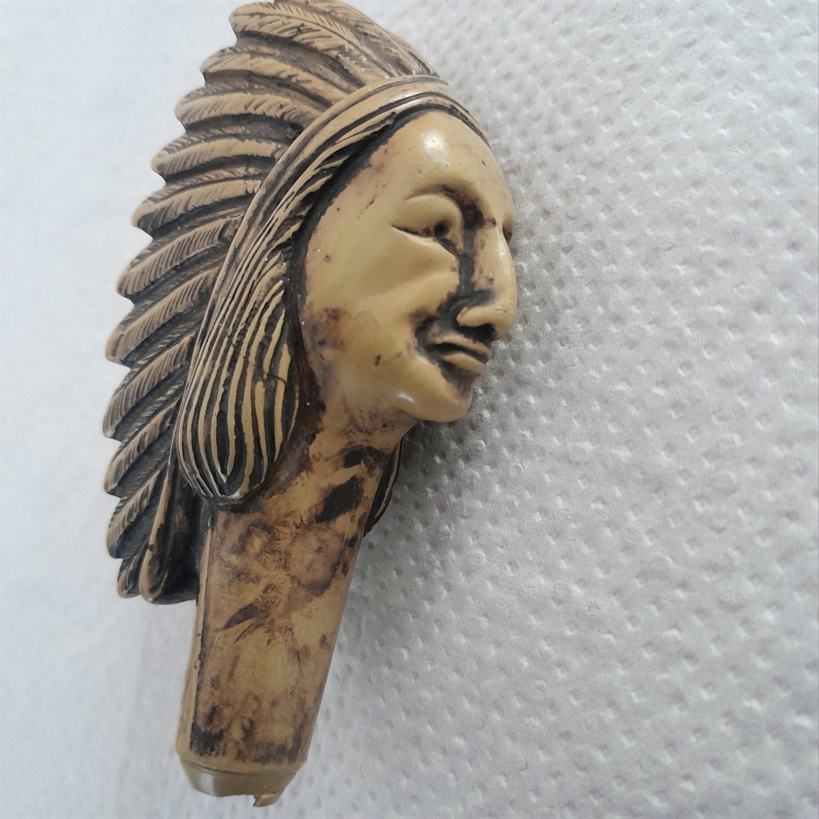 oude meerschaum pijp ,, Natuurlijk materiaal, Beige, Ophalen of Verzenden, Beeld