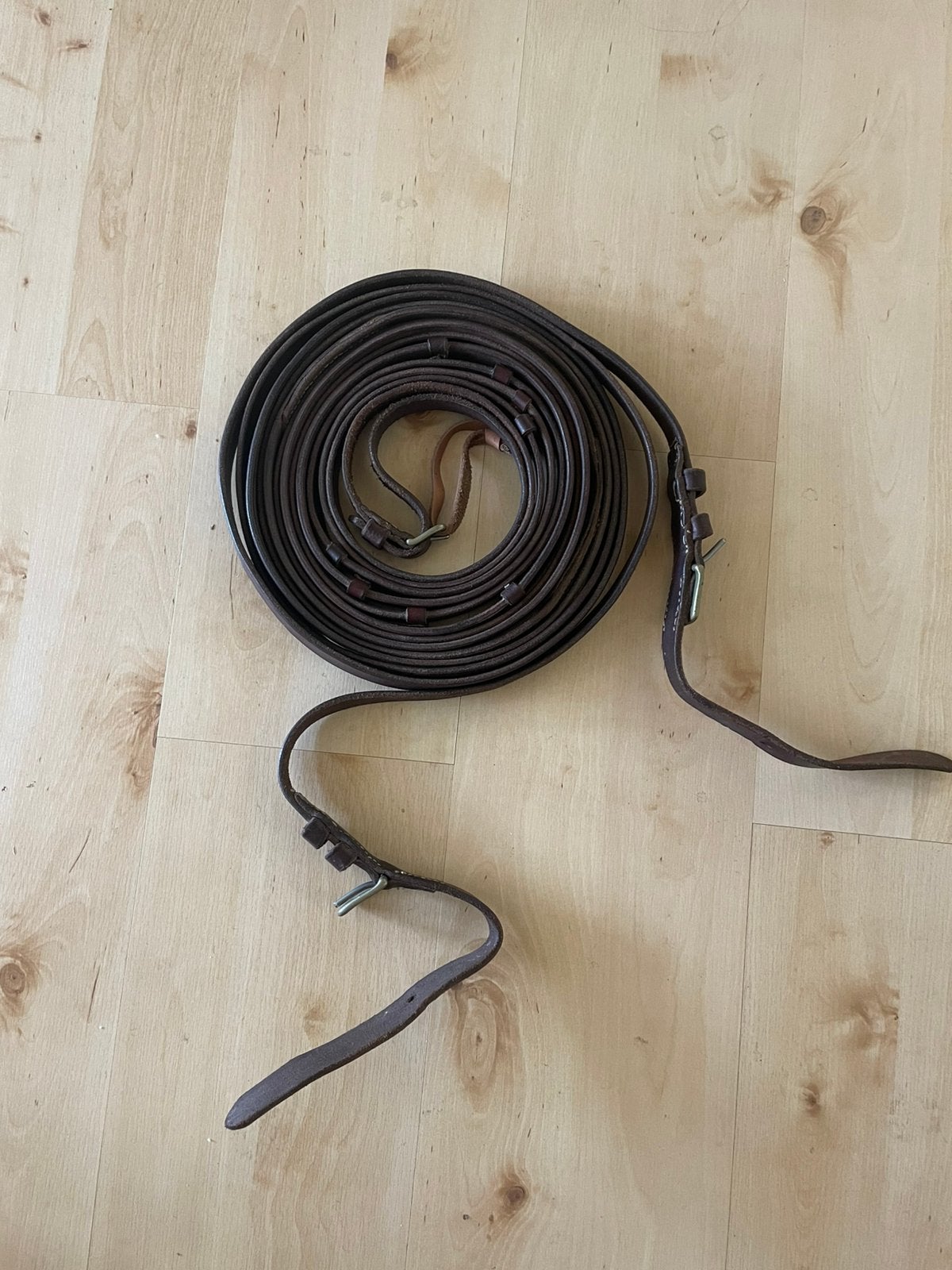 Bruin leren leidsels., Ophalen of Verzenden, Gebruikt