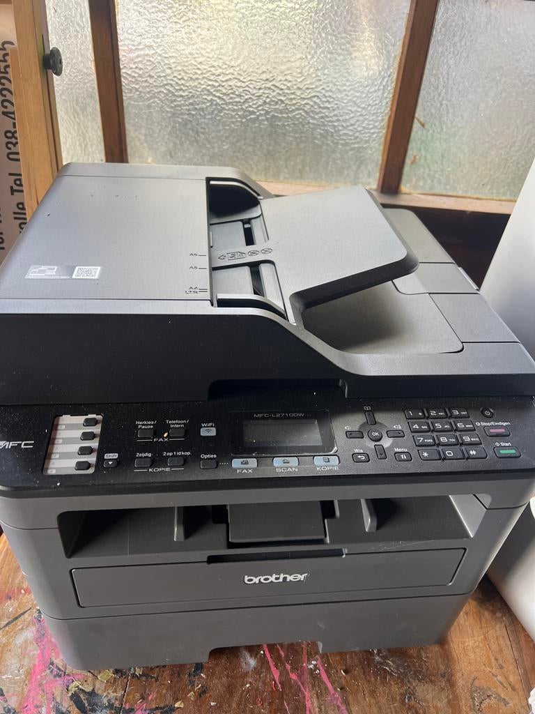 Brother MFC-L2710DW Laserprinter met Faxfunctie, Faxen, All-in-one, Ophalen of Verzenden, Zo goed als nieuw