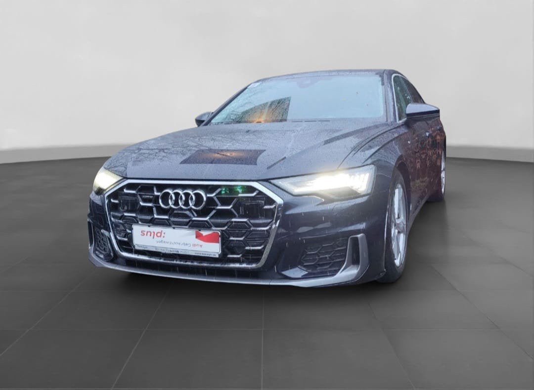 Audi A6 50 TFSI e Q S line | 2024 | Full options | Garantie, Auto's, Automaat, Blauw, Leder, Parkeerassistent