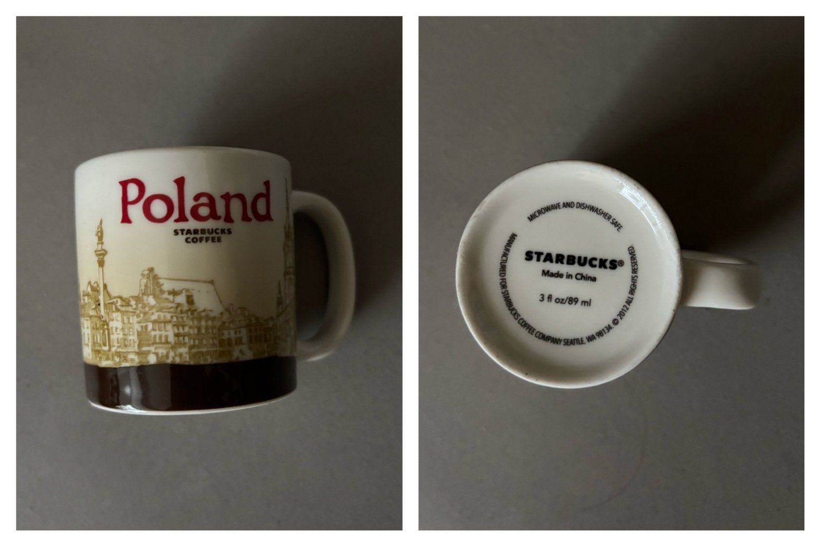Starbucks espresso kopje Poland (Polen) demitasse, Ophalen of Verzenden, Zo goed als nieuw