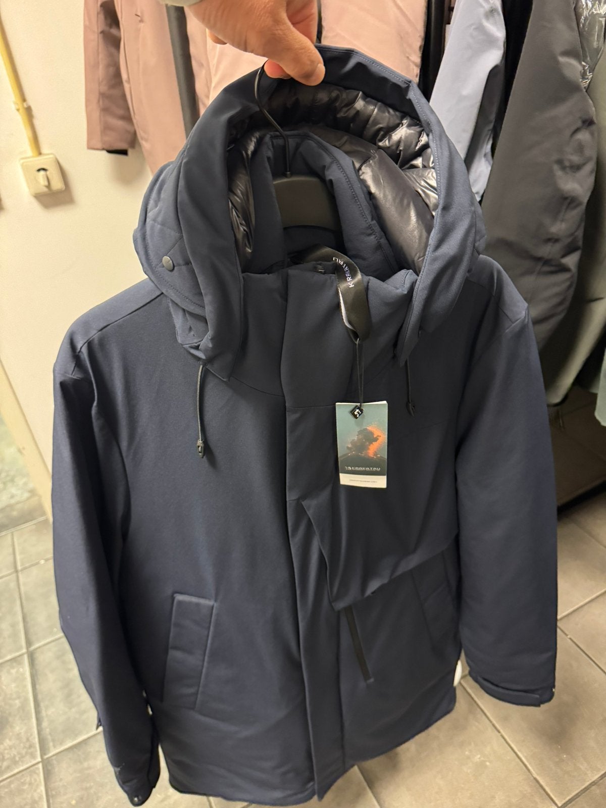 Krakatau nieuwe zeer warme en technische winterjas !, Ophalen, Zo goed als nieuw, Maat 56/58 (XL), Blauw