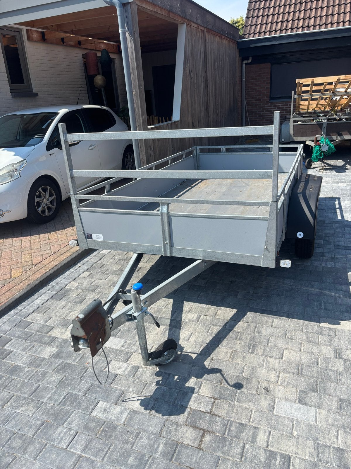 Bijna nieuwe aanhanger - Bakmaat 3,06 x 1,53 m, Ophalen of Verzenden, Zo goed als nieuw