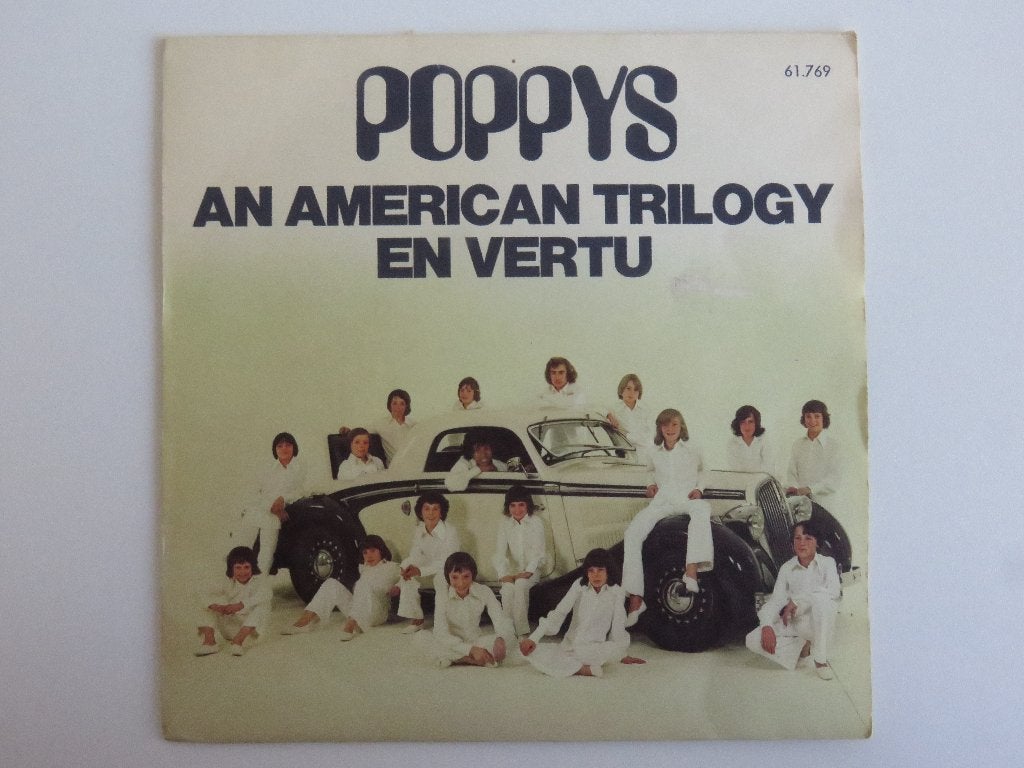 Poppys an American trilogy en vertu Vinyl LP single 45 rpm, Ophalen of Verzenden, Gebruikt, Pop