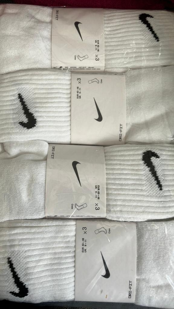 Nike dri fit sportsokken 43-46 wit nieuw, Kleding | Heren, Sokken en Kousen, Ophalen of Verzenden, Zo goed als nieuw, Maat 43 t/m 46