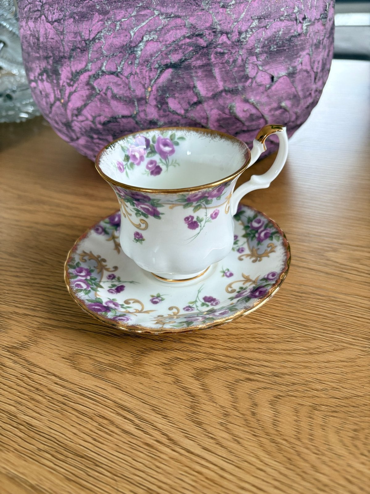 Twee Vintage Royal Albert en Paragon Kop en Schotels, Ophalen of Verzenden
