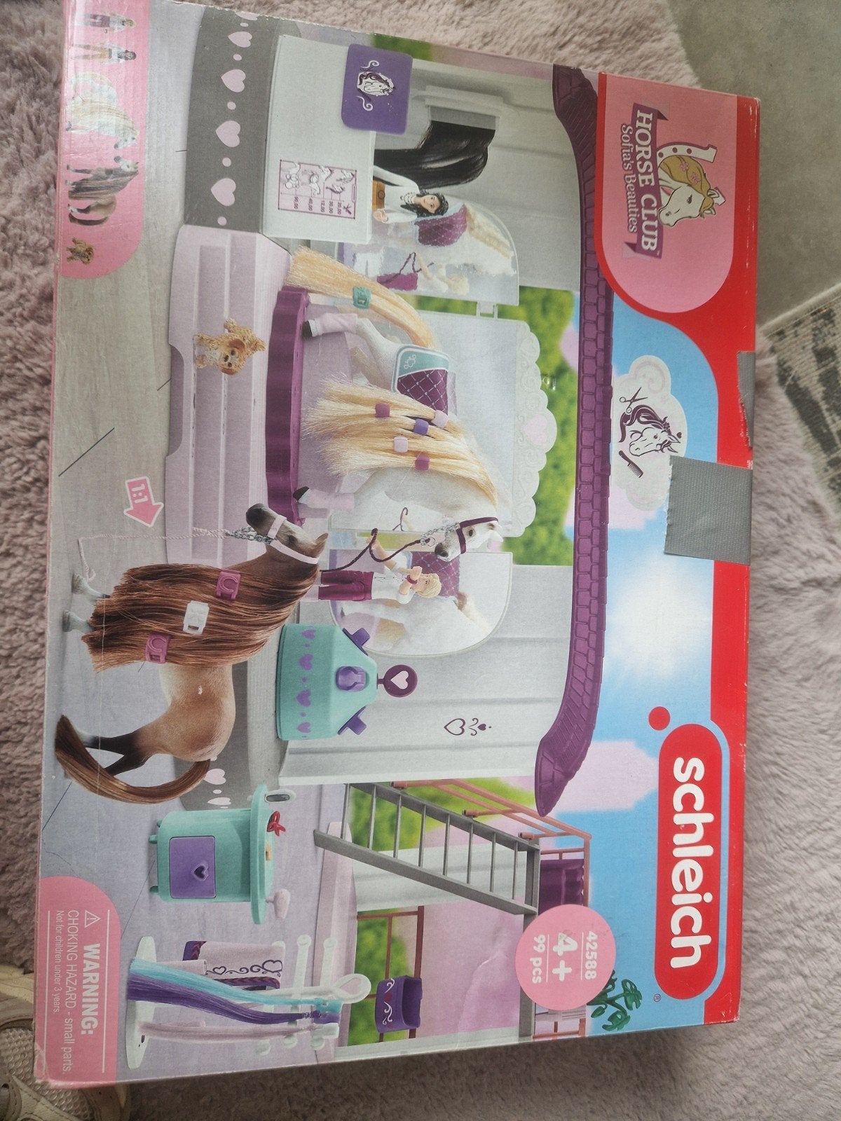 Schleich beauty salon, Ophalen of Verzenden, Zo goed als nieuw, Jongen of Meisje