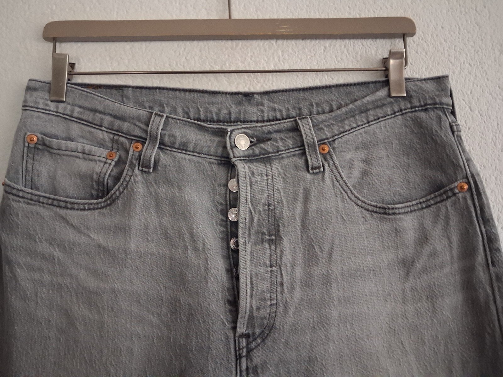 Levi's Jeans W33 L32 - Grijs, Levi's, Ophalen of Verzenden, W33 - W34 (confectie 48/50), Grijs