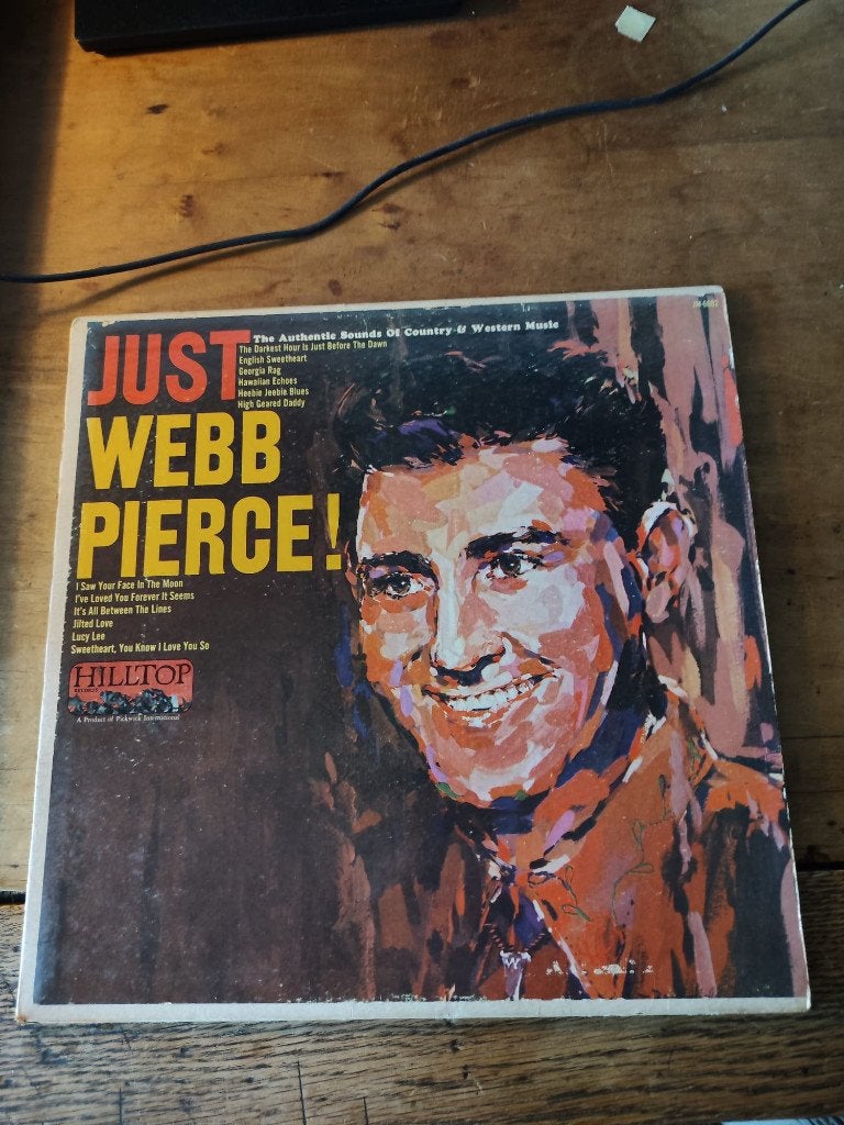 Just Webb Pierce. LP0142, LP, Gebruikt, Verzenden, Overige formaten