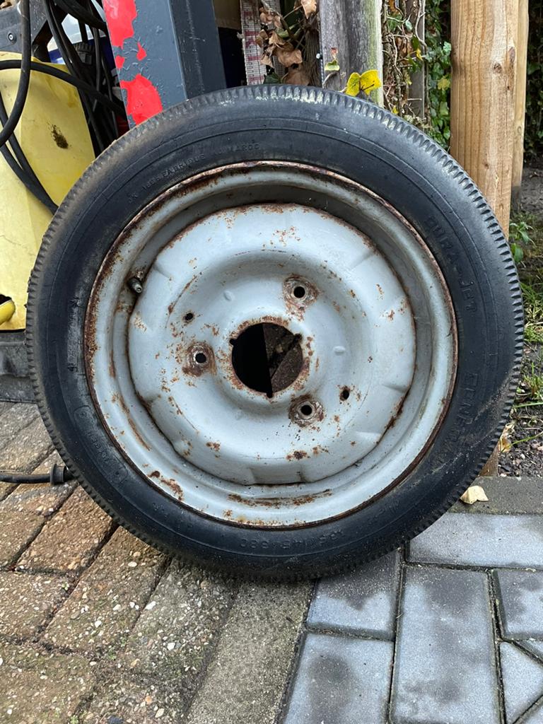 Wiel band velg lelijke eend 2cv eenden wiel reserve, Ophalen of Verzenden, Zo goed als nieuw