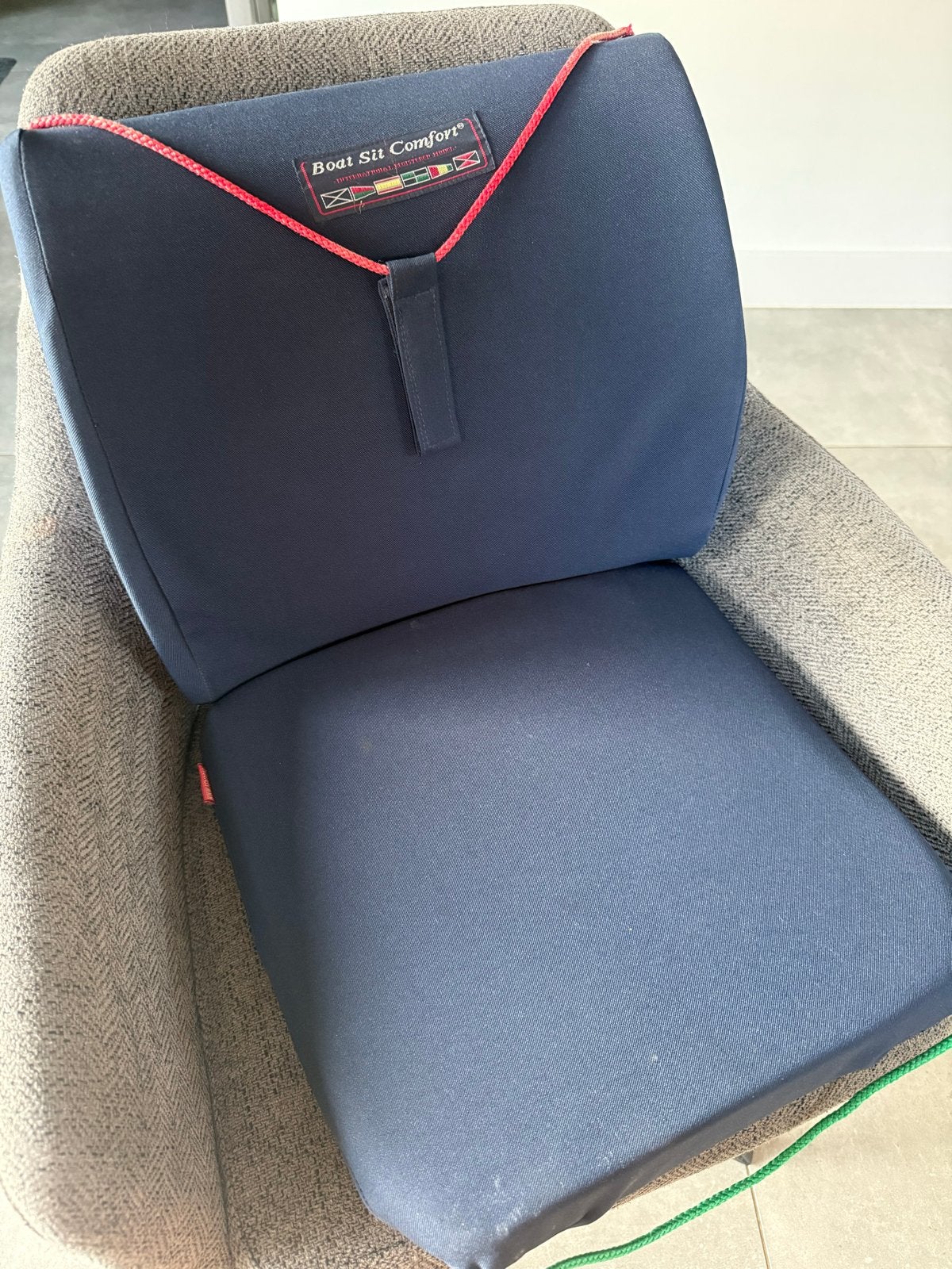 Comfortabel bootkussen - Ideaal voor op de boot, Ophalen of Verzenden, Gebruikt, Interieur en Kussens