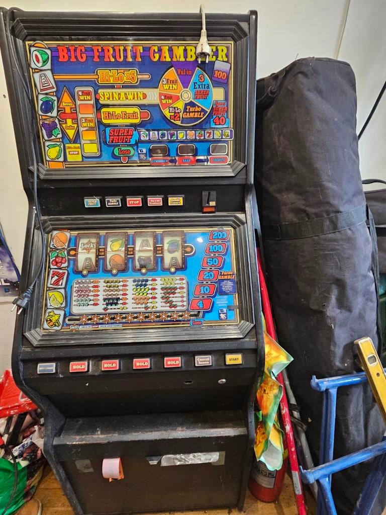 Big Fruit Gambler gokkast, Verzamelen, Automaten | Gokkasten en Fruitautomaten, Gulden, Ophalen of Verzenden, Gebruikt