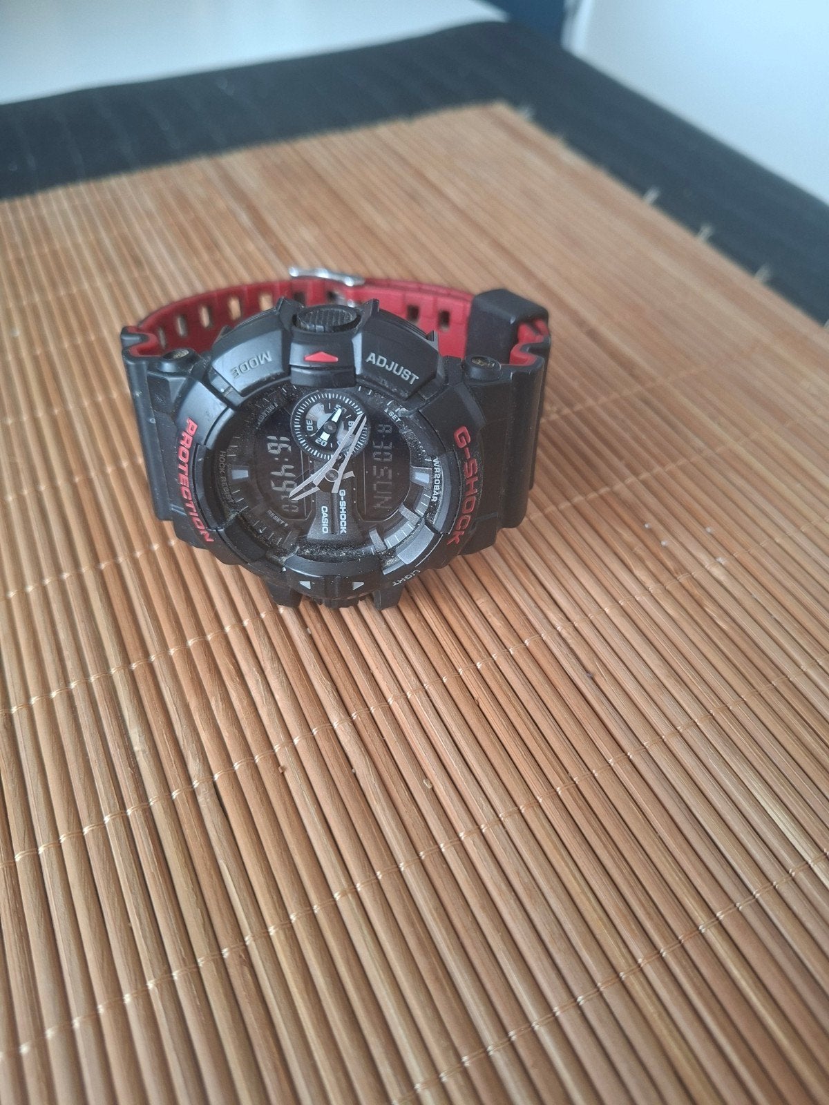 Ik verkoop een G-SHOCK PROTECTION polshorloge, Ophalen of Verzenden, Zo goed als nieuw, Zwart