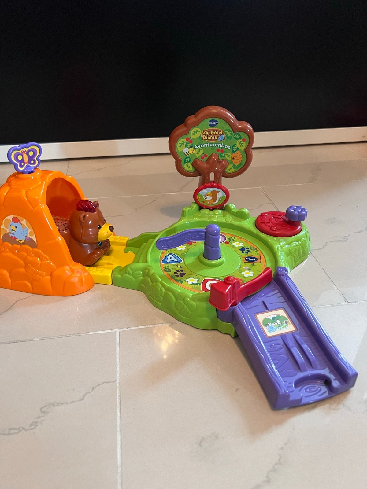 VTech Zoef Zoef Dieren Avonturenbos met Beer, Kinderen en Baby's, Ophalen of Verzenden, Zo goed als nieuw