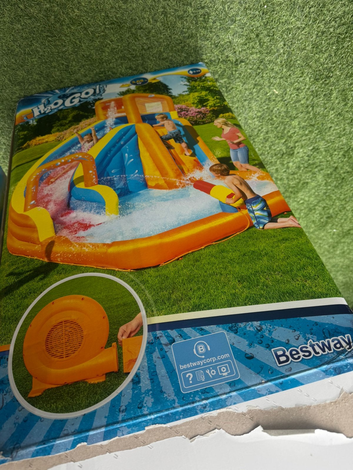 H2O bestway opblaasbaar waterpark, Ophalen of Verzenden, Zo goed als nieuw