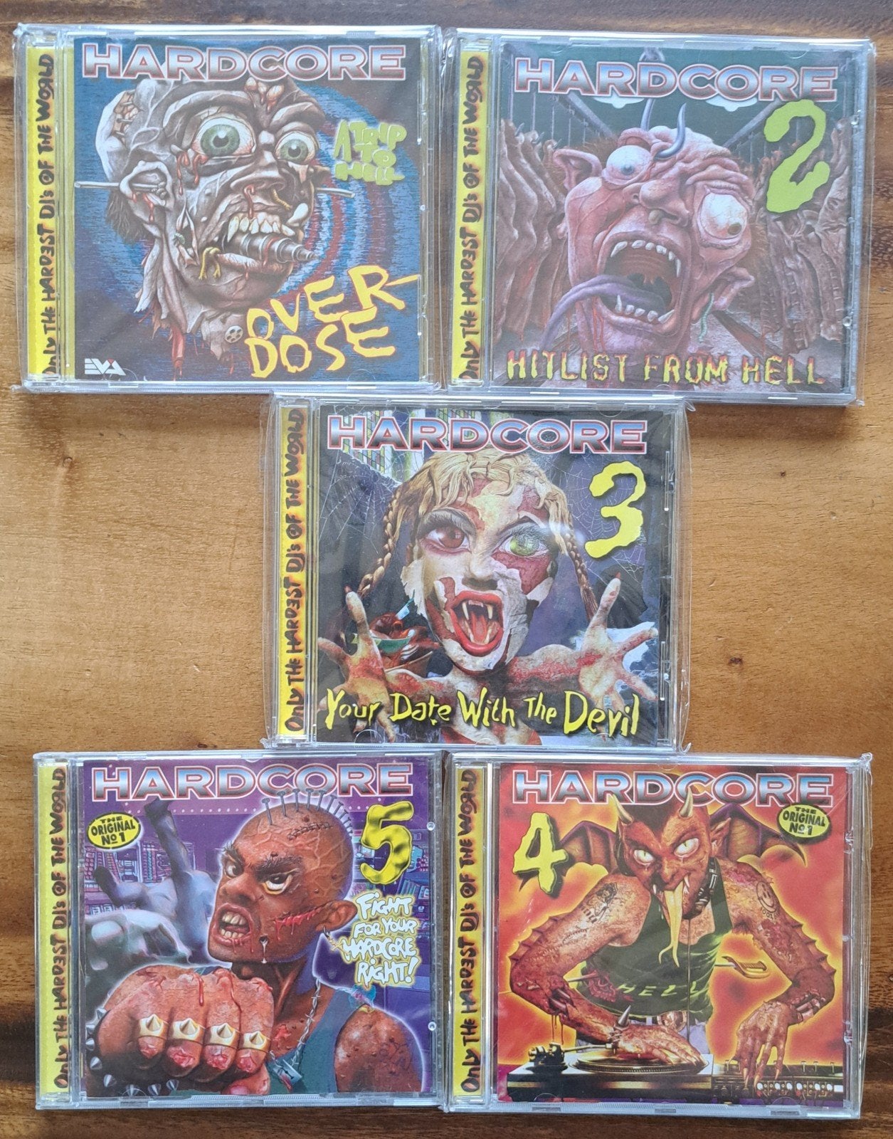 Hardcore Overdose - hele serie 5cd, Ophalen of Verzenden, Zo goed als nieuw