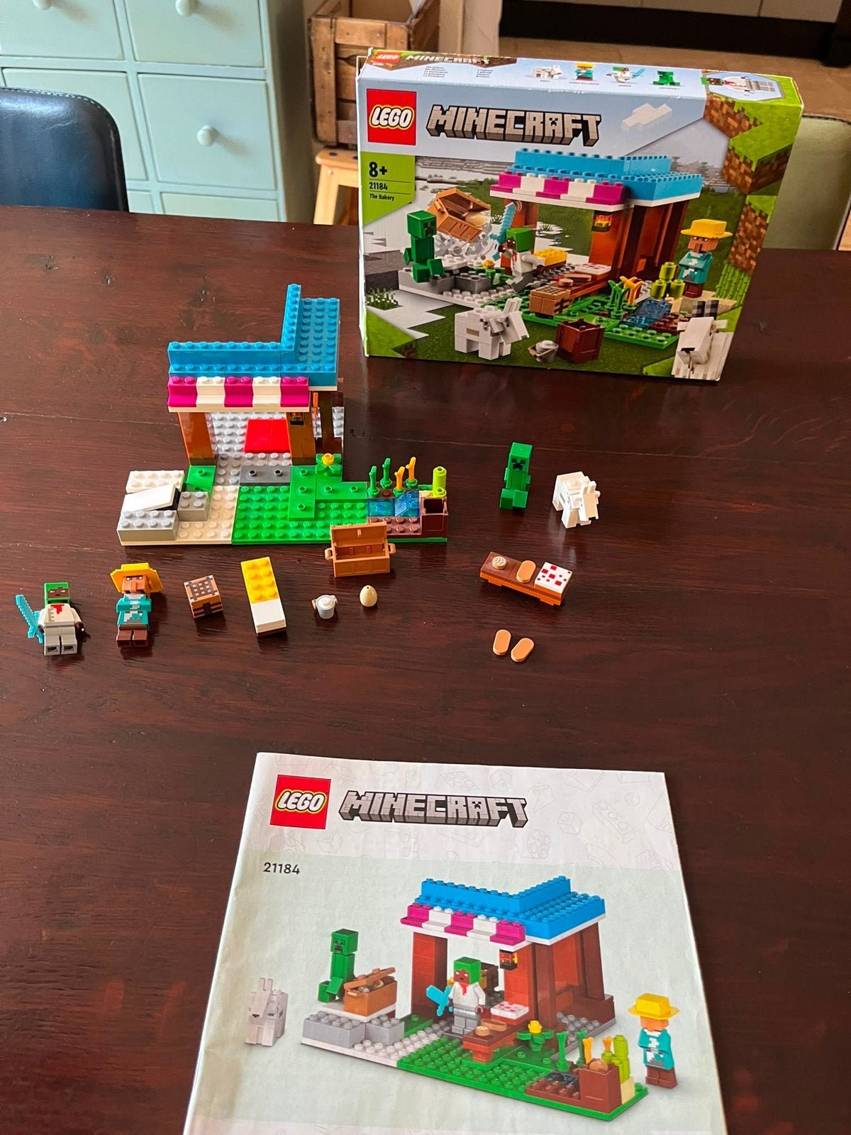 LEGO Minecraft De Bakkerij (21184) - Complete set, Kinderen en Baby's, Speelgoed | Duplo en Lego, Minecraft, Lego, Ophalen of Verzenden