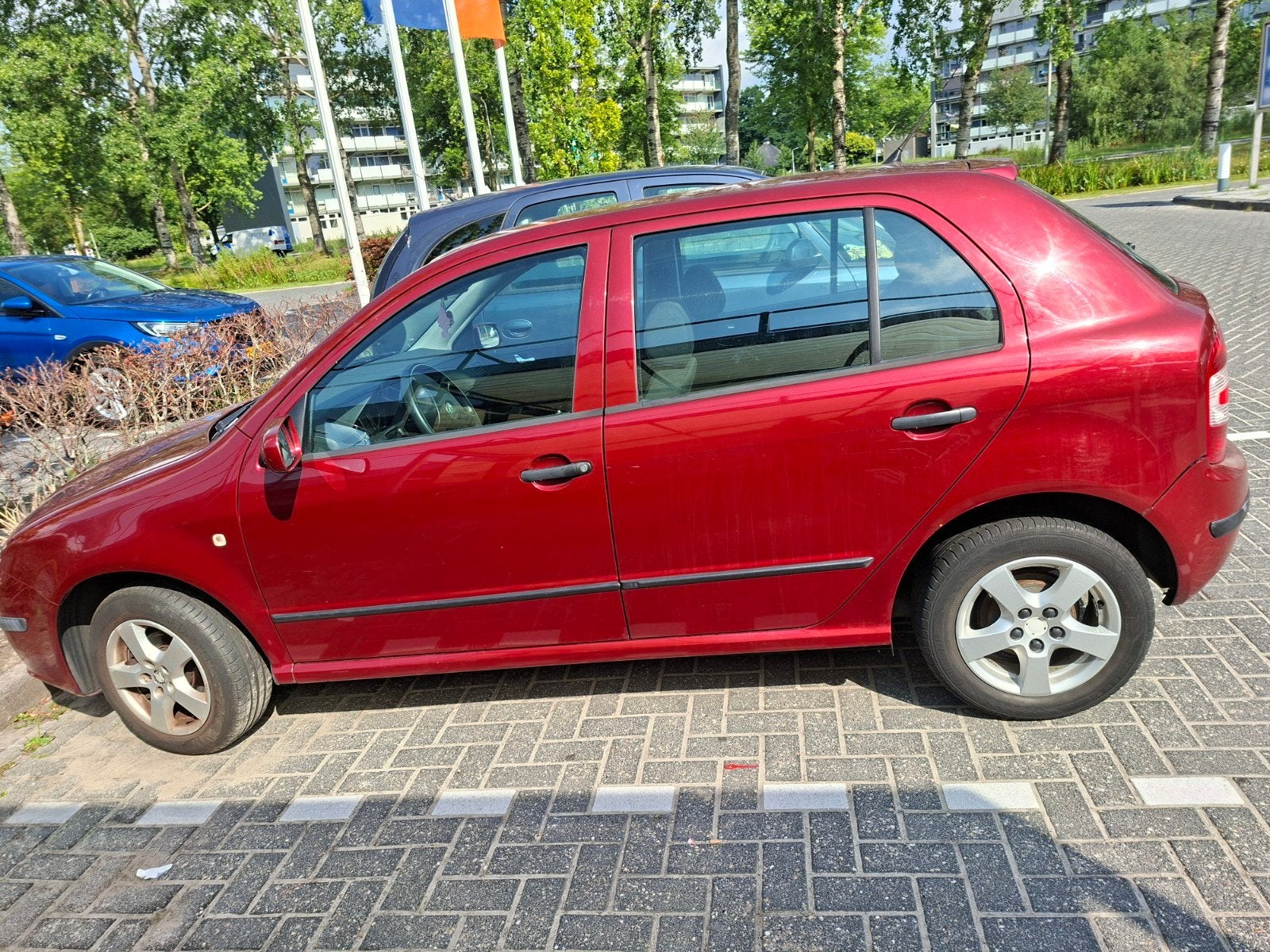 Skoda Fabia 1.4 55KW 2004 Rood, Auto's, Skoda, Particulier, Fabia, Benzine, C, Hatchback, Handgeschakeld, Origineel Nederlands