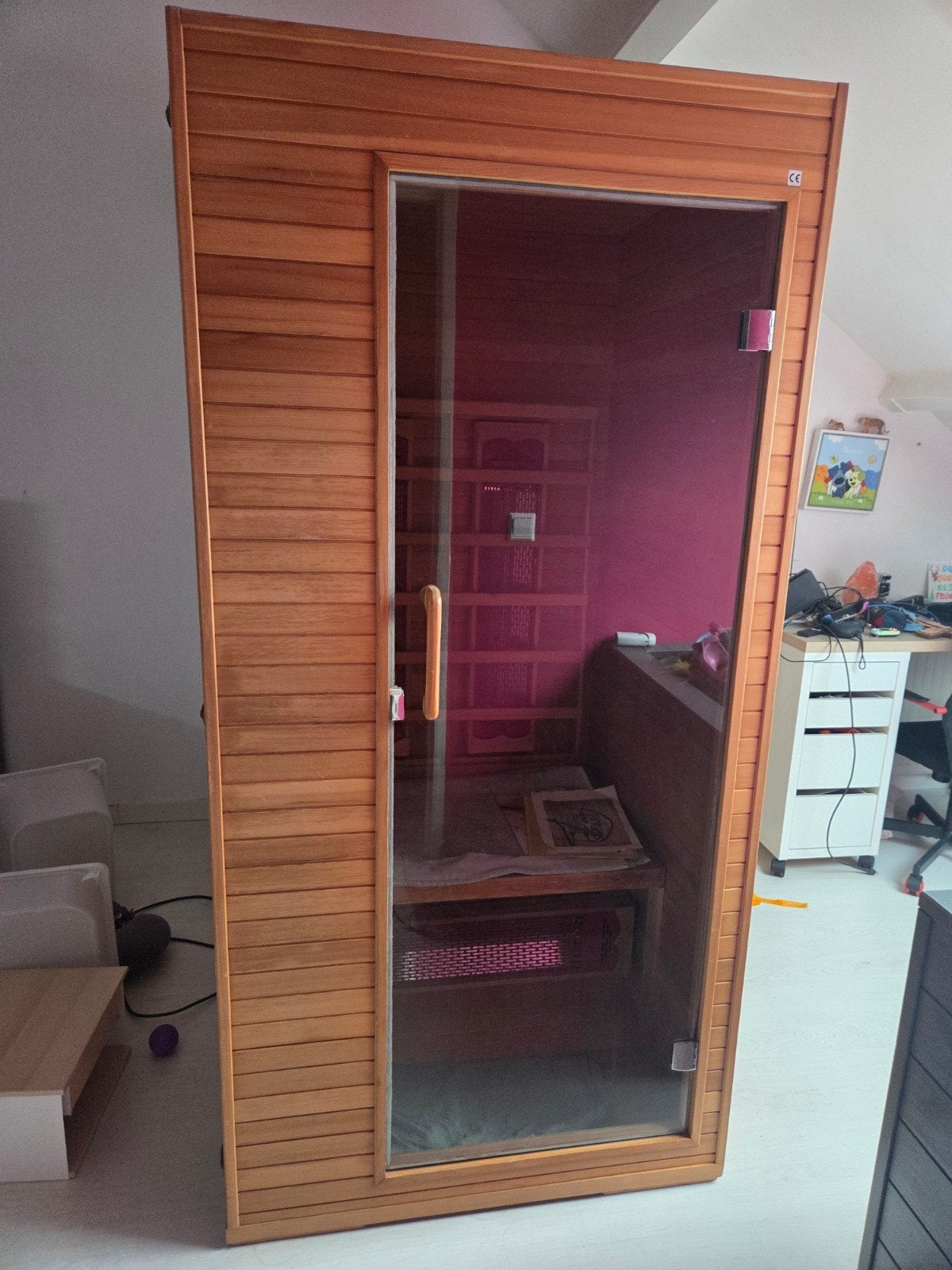 Sauna, Sport en Fitness, Sauna, Ophalen, Gebruikt, Complete sauna