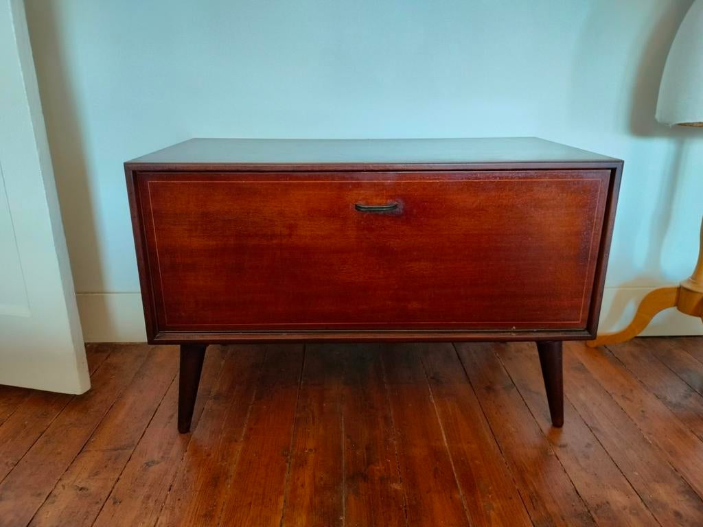 Jaren '50 Ladenkastje met Klep - Vintage Design, Antiek en Kunst, Ophalen